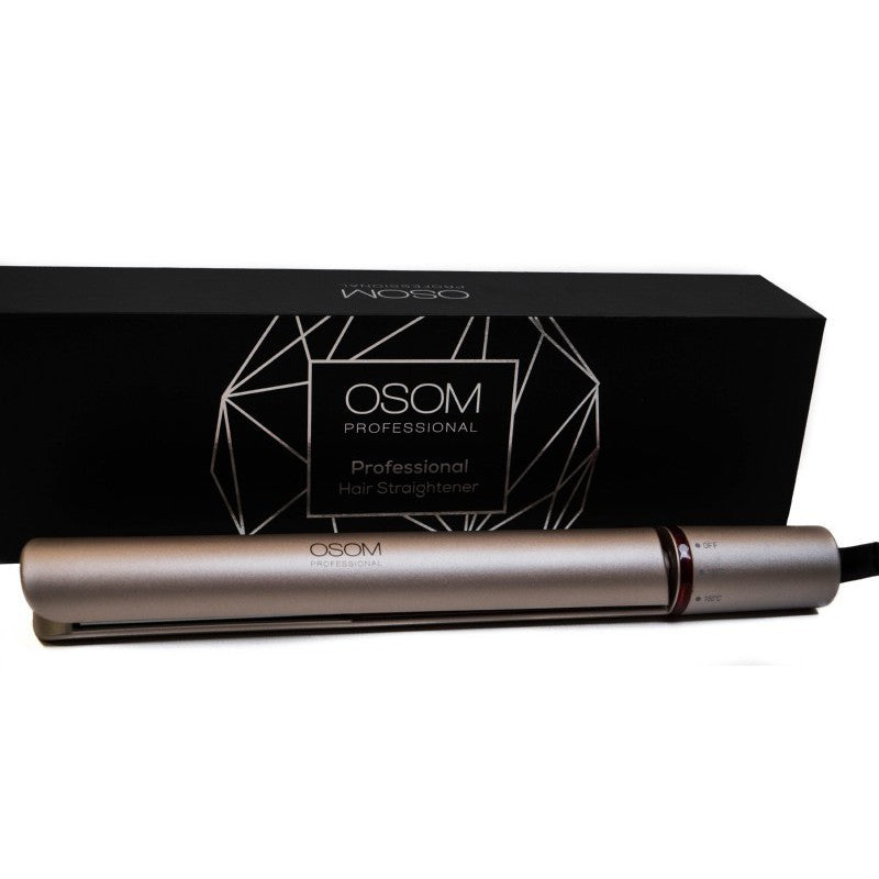 OSOM PROFESSIONAL - ROSE GOLD SILK STRAIGHTENER -  Plaukų tiesintuvas su šilko plokštelėmis - Kvepaline.lt
